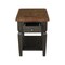 International Concepts Rectangle Vista End Table, 18 in W, 24 in L, 24 in H, Wood, Hickory/Washed Coal OT45-15E - alternate 2